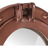  Viseće zidno ogledalo Ø 38 cm od aluminija i stakla | shoptok.hr