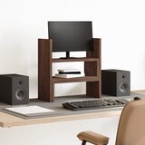 vidaXL Organizator za mizo nastavljiv rjavi hrast 40x17x41 cm les Cene
