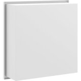  Niša za tuš crna bijela 32x32x9 cm nehrđajući čelik | shoptok.hr