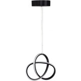 Opviq aurigae black-white light black chandelier Cene