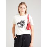Karl Lagerfeld Majica boja pijeska / crvena / crna | shoptok.hr