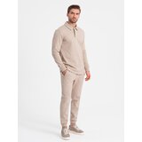 Ombre Men's tracksuit set sweatshirt with polo collar + pants | shoptok.hr