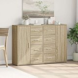vidaXL Komoda 2 kosa sonoma hrast 60x31x84 cm inženirski les | Shoptok.si