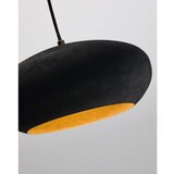 Kave Home Črna viseča svetilka s kovinskim senčilom ø 30 cm Inda – | Shoptok.si