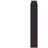 Ormarić za uzglavlje s LED svjetlima crni 140 x 17 x 102 cm | shoptok.hr