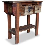 vidaXL Konzolni Stol Masivno Obnovljeno Drvo 80x35x80 cm | shoptok.hr