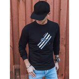 DStreet Bluza męska z nadrukiem czarna Cene