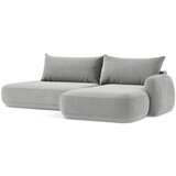 Makamii Svijetlo siva sklopiva kutna garnitura (s desnim kutom/s ležaljkom) Hale – | shoptok.hr