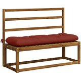  Jastučić za klupu VIANEN 100% poliester Crvena 110 x 40 x 12 cm | shoptok.hr