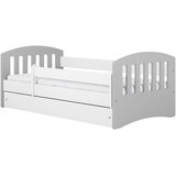 MID.YOU Dječji krevet Kasper 1 140x80 sa madracem s ladicom Siva | shoptok.hr