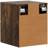  Stenski nočni omarici 2 pcs Dimljen hrast 34,5 x 33 x 40 cm, (5000209843) | Shoptok.si