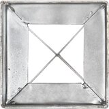  Šiljci za tlo 2 kom srebrni 10 x 10 x 76 cm pocinčani čelik | shoptok.hr