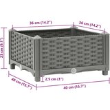  Visoka greda 40x40x23 cm polipropilen, (20759109) | Shoptok.si