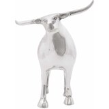  Skulptura bika Srebrno 20 x 17 x 23 cm Aluminij | shoptok.hr