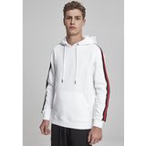 Urban Classics Stripe Shoulder Hoody wht/blk/firered | shoptok.hr