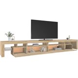 TV ormarić s LED svjetlima boja hrasta sonome 290x36,5x40 cm | shoptok.hr