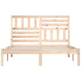  Kreveta 135 x 190 cm bračni od masivne borovine | shoptok.hr