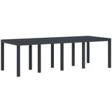  Komplet za jedilnico v vrtu 11 pcs Antracit Polt rattan, (5000045481) | Shoptok.si