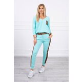 Kesi Set with a motif of a panther mint | Shoptok.si