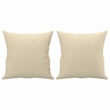  4-dijelni set sofa s jastucima krem od tkanine | shoptok.hr