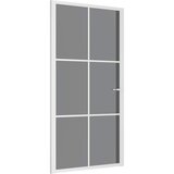  Unutarnja vrata 102,5x201,5 cm bijela od ESG stakla i aluminija | shoptok.hr
