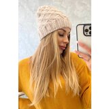 Kesi Cap with fleece Agnieszka K239 light beige | shoptok.hr