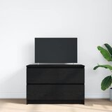 TV ormarić crni 80x35x54 cm izrađeno drvo | shoptok.hr