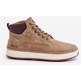 Big Star Lace-up men's ankle boots Big Star Hi-Poly System brown | Shoptok.si