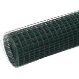 Žičana mreža od čelika s PVC oblogom za kokoši 10x1,5 m zelena | shoptok.hr