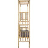  Vrtni lok s klopjo Naravna 115 x 50 x 205 cm Bambus - - Rjava - 19.5 - 115 x 50 x 205 cm - 2025- | Shoptok.si