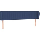  Uzglavlje s ušima plavi 183x23x78/88 cm od tkanine | shoptok.hr