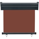 Balkonska bočna tenda 85 x 250 cm smeđa | shoptok.hr