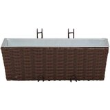  Ograda Metal - Smeđa 50 cm | shoptok.hr