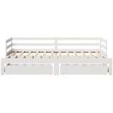  Dnevni krevet na razvlačenje s ladicama bez madraca 90 x 190 cm | Eponuda.com