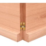  Kupaonska radna ploča svjetlosmeđa 140x40x(2-4) cm masivno drvo | shoptok.hr