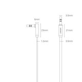 Ugreen 3.5 mm na 3.5 mm audio kabel kutni 1 m crni | shoptok.hr