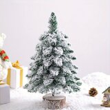 Mini dekorativno božićno drvce sa snijegom na deblu 60 x 16 cm | shoptok.hr