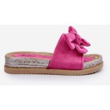 Boto FK1 Women's Platform Slides with Bow Fuchsia Aflia | Shoptok.si