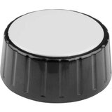 Mentor okretni gumb s gumbom za obilježavanje crna (ø x v) 48 mm x 19 mm 335.61 1 st Cijene