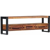 vidaXL TV ormarić od masivnog bagremovog drva 140 x 30 x 45 cm cijene