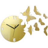  Zidni satovi LEPTIR GOLD HMCNH003-gold (moderni zidni sat) Cijene