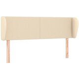 Maison Chic Vzglavna omarica - Nočna omarica - Posteljna omarica z ušesi krem 147x23x78/88 cm blago, (21711799) | Shoptok.si