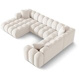 Cosmopolitan Design Krem kutna garnitura od šenila (s desnim kutom/u obliku slova "U") Treno – | shoptok.hr