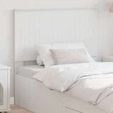 vidaXL Vzglavje z vzglavjem Bela 100 cm Konstruiran les | Shoptok.si