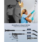 LEEBEIN Električna Čistilna Krtača z 8 Nastavki in Nastavljivim Ročajem | Shoptok.si