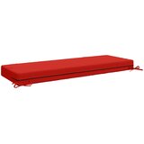  Jastuk za sjedalo SOEST 100% poliester Crvena 120 x 40 x 10 cm Slike