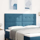  Naslon za glavu s dugmadi tamnoplavi 180 cm baršun | shoptok.hr