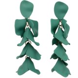 Naušnice KI-33999 - Tamno Zelena KP33999 | shoptok.hr
