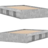  Posteljni okvir betonsko siv 120x190 cm | Shoptok.si