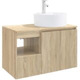  Set namještaja za kupaonicu 2 kom. Hrast sonoma Smeđa 49,5 x 44,5 x 82 cm | Shoptok.si